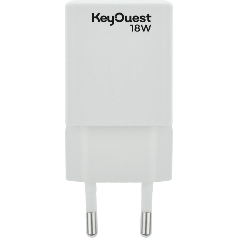 Chargeur secteur 1 port USB-A ultra-rapide blanc