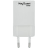 Chargeur secteur 1 port USB-A ultra-rapide blanc