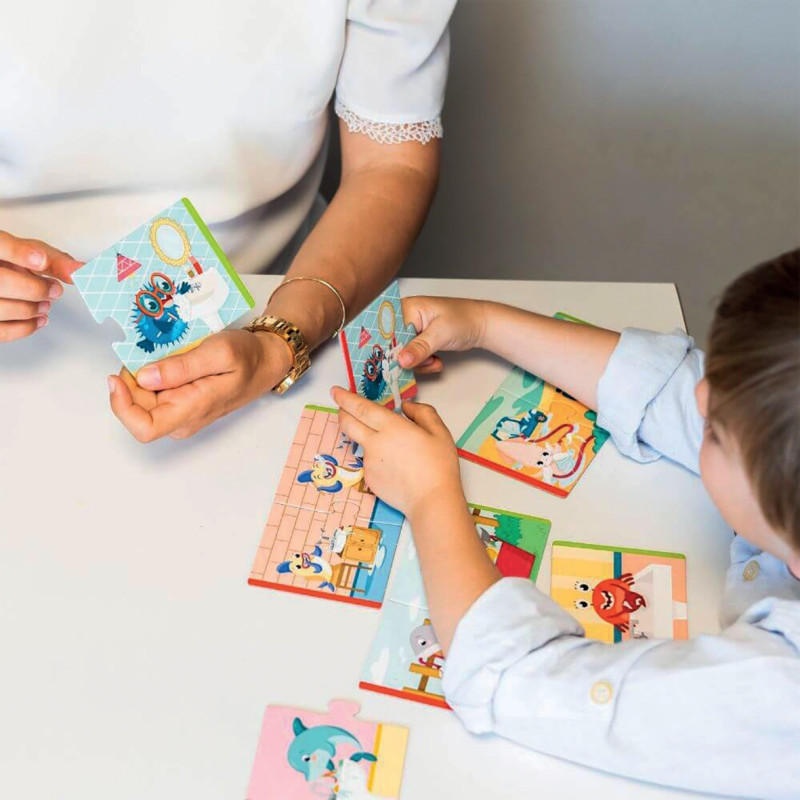 Boite de 12 puzzles duo, préserver l'eau