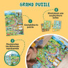 Puzzle d'observation 60 pièces, la ville verte