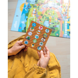 Puzzle d'observation 60 pièces, la ville verte