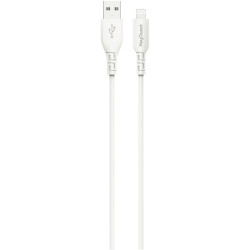 Cordon USB type A vers Lightning 1,2m blanc