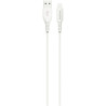 Cordon USB type A vers Lightning 1,2m blanc