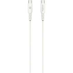 Cordon USB type C vers C 1,2m blanc