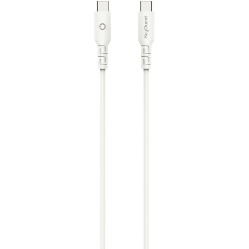 Cordon USB type C vers C 1,2m blanc
