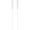 Cordon USB type C vers C 1,2m blanc