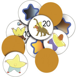 Lot de 600 gommettes pour l'ETOILIUM