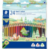 Étui de 24 crayons de couleur Noris Colour 187