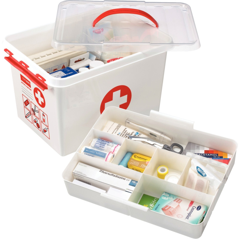 Boite de rangement à pharmacie 22L