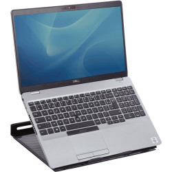 Support métal ventilé pour ordinateur portable Mesh noir