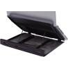 Support métal ventilé pour ordinateur portable Mesh noir