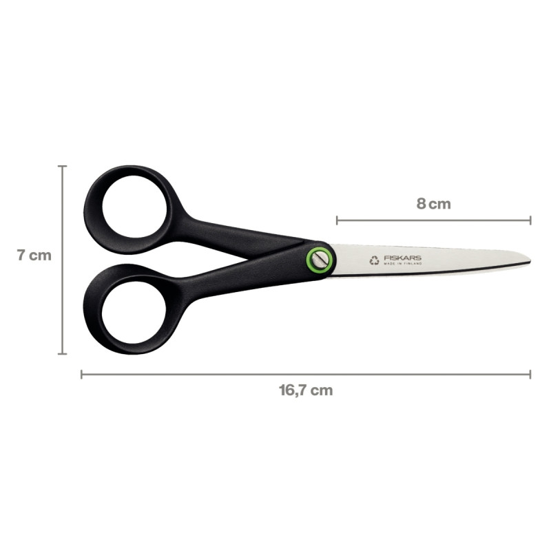 Ciseaux FISKARS recyclés ambidextre 17cm