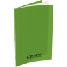 Piqûre 48 pages CONQUERANT, A4, seyès, couv PP vert