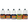 Set de 5 Flacons 45ml d'encre à dessiner végétale, couleurs secondaire