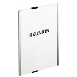 Plaque de porte INFO SIGN 297x210mm Argent Métallisé