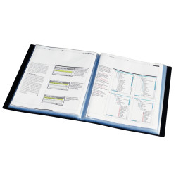 Protège-documents UP-LINE 160 vues, couverture en polypropylène rigide