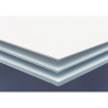 Paquet de 4 feuilles de carton mousse 10 mm d'épaisseur format 50 x 65