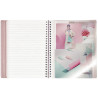 Cahier à reliure intégrale 160 pages KOVERBOOK BLUSH, format A5, ligné