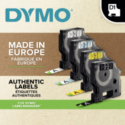 Recharge DYMO D1 12 mm x 7 m bleu et blanc