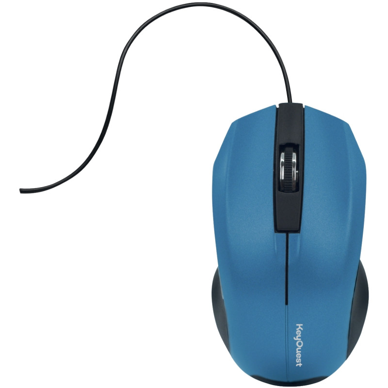 Souris filaire optique KeyOuest Expert couleur bleu
