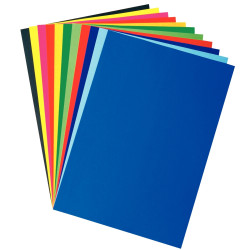 Paquet de 25 feuilles affiche 80g 60x80cm bleu ciel