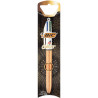 Blister de 1 stylo bille 4 Couleurs festif