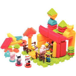Set de 100 pièces BRISTLE BRICKS, la ferme