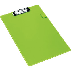 Plaque porte bloc en plastique format A4+ vert