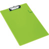 Plaque porte bloc en plastique format A4+ vert