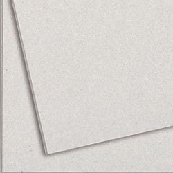 Paquet de 5 feuilles de carton épais, 2 côtés gris, format 60 x 80 cm,