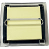 Dévidoir noir avec bloc notes en Z repositionnables format 76 x 76 mm
