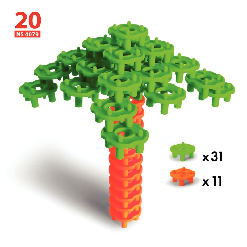 Boite de 24 fiches d'activités pour Connecting Blocks 71045