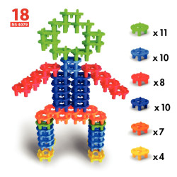 Boite de 24 fiches d'activités pour Connecting Blocks 71045