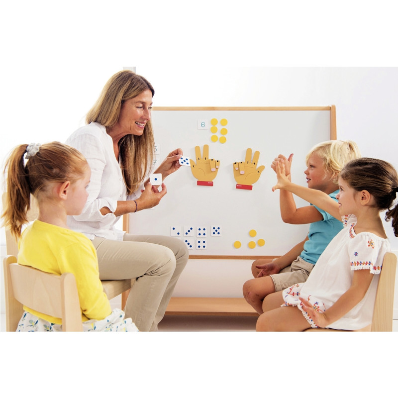 Mains magnétiques pour compter