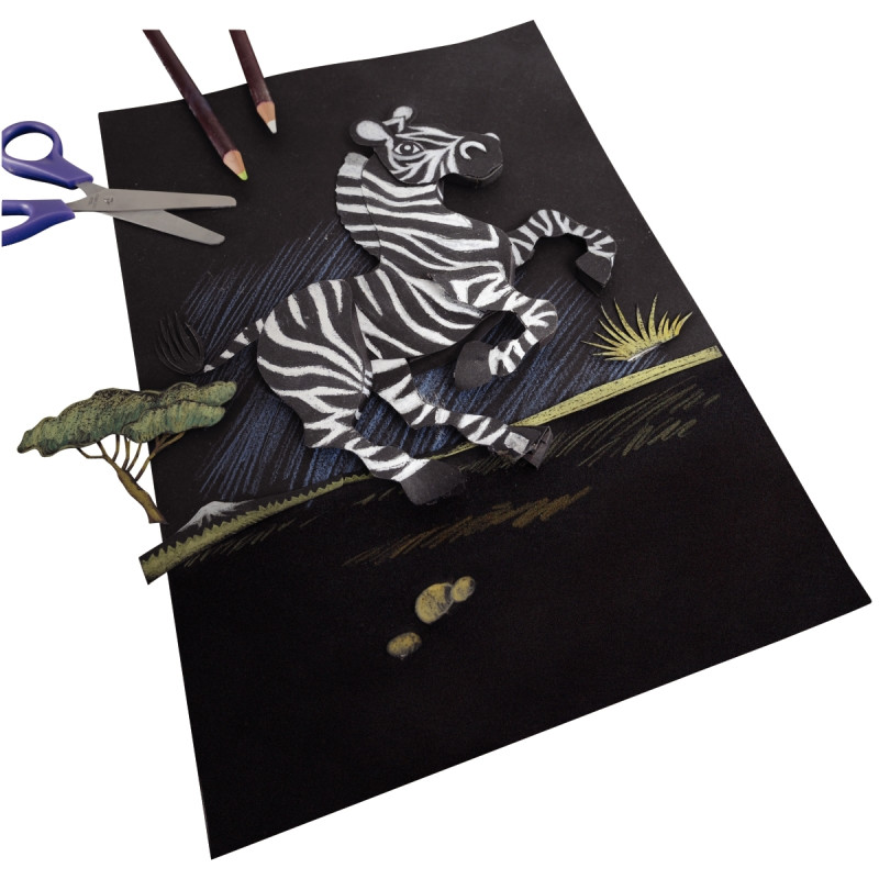 Rouleau à dessin 1,3x10m 125g noir