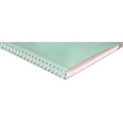 Cahier à reliure intégrale 160 pages KOVERBOOK BLUSH, format A5, quadr