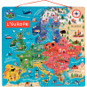 Puzzle magnétique 40 pièces, l'Europe
