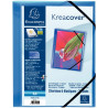 Chemise 3 rabats à élastiques personnalisable KREACOVER en polypropylè