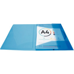 Chemise 3 rabats à élastiques personnalisable KREACOVER en polypropylè