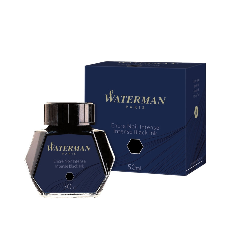 Flacon de 5 cl d'encre Waterman noire