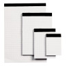 Bloc de bureau sans couverture format A5, quadrillé 5x5, papier 60g