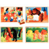 Lot de 4 puzzles, les contes n°2