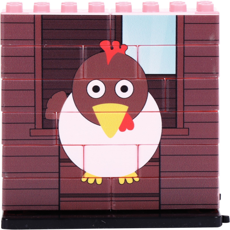Lot de 6 puzzles UP 14 pièces, les animaux de la ferme