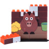 Lot de 6 puzzles UP 14 pièces, les animaux de la ferme