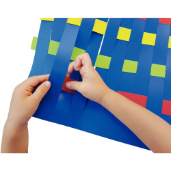 Lot de 4 planches à tisser en plastique