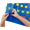Lot de 4 planches à tisser en plastique