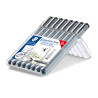 Pack feutres Pigment-Liner 5 + 3 gratuits 0,05/0,1/0,2/0,3/0,4/0,5/0,7