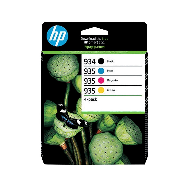 HP 934/935 pack de 4 cartouches noire, cyan, magenta, jaune authentiqu