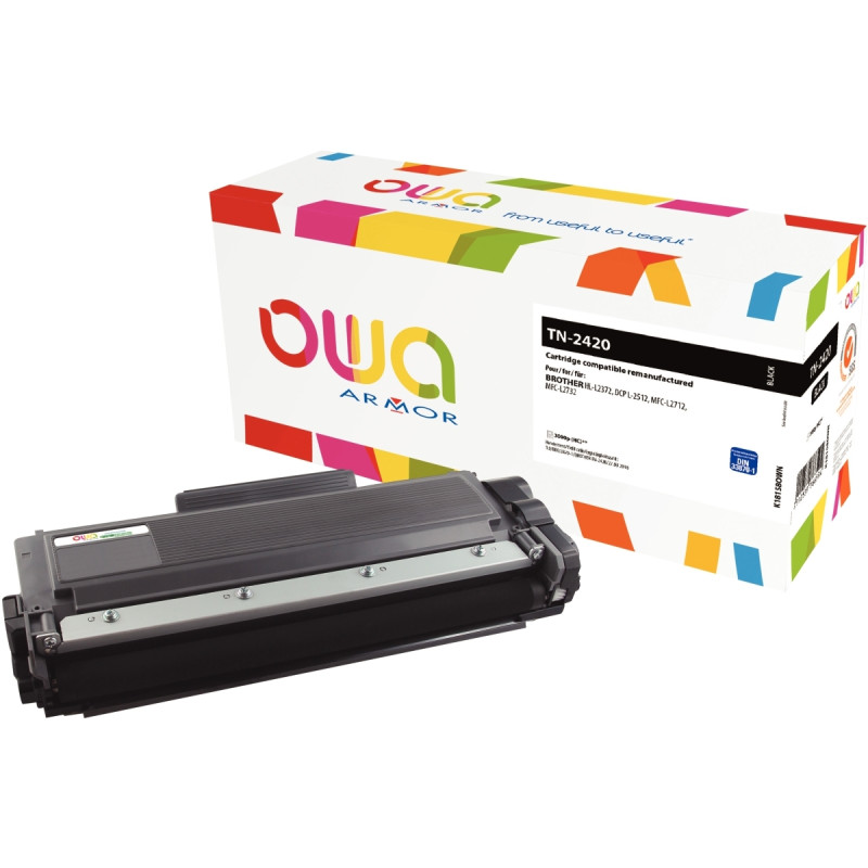 OWA toner laser noir haute capacité remanufacturé compatible Brother T