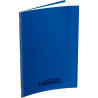 Piqûre 140 pages CONQUERANT, A4, seyès, couv PP bleu